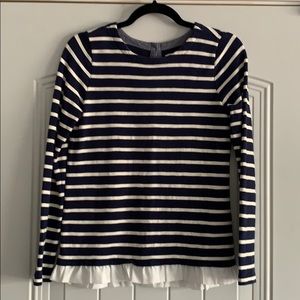 Crew Cuts Navy/White Striped Sweater